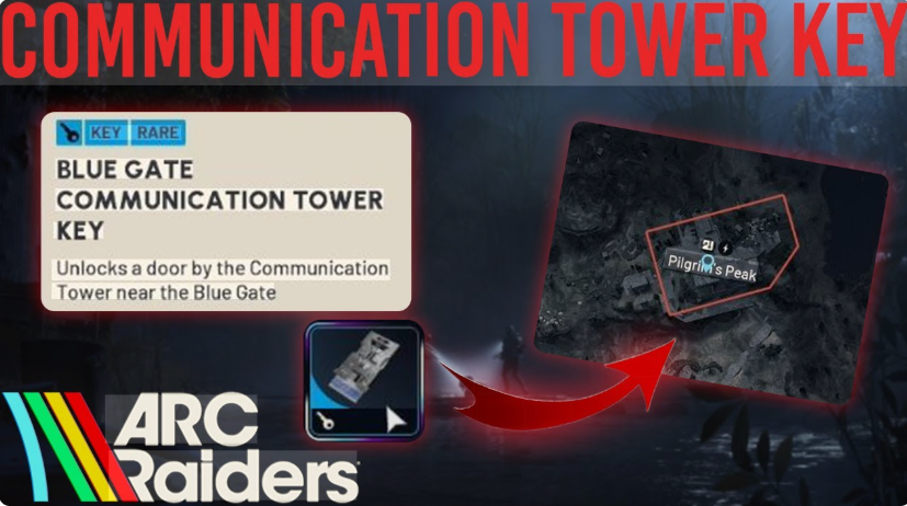 blue gate communication tower key